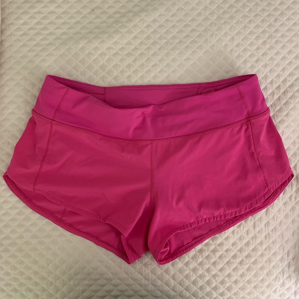 Sonic Pink Lululemon Speed Up 2.5 in Shorts